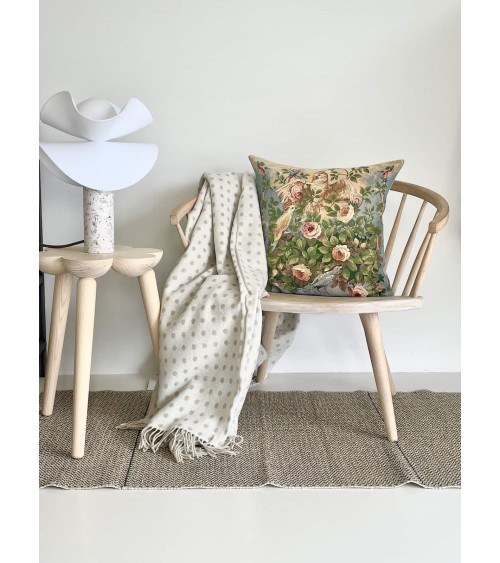 Birds and roses - Cushion cover Yapatkwa decorative accent throw pillows cases sofa original