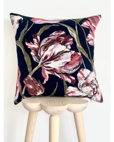 Rembrandt tulip - Floral design - Cushion cover Yapatkwa decorative accent throw pillows cases sofa original