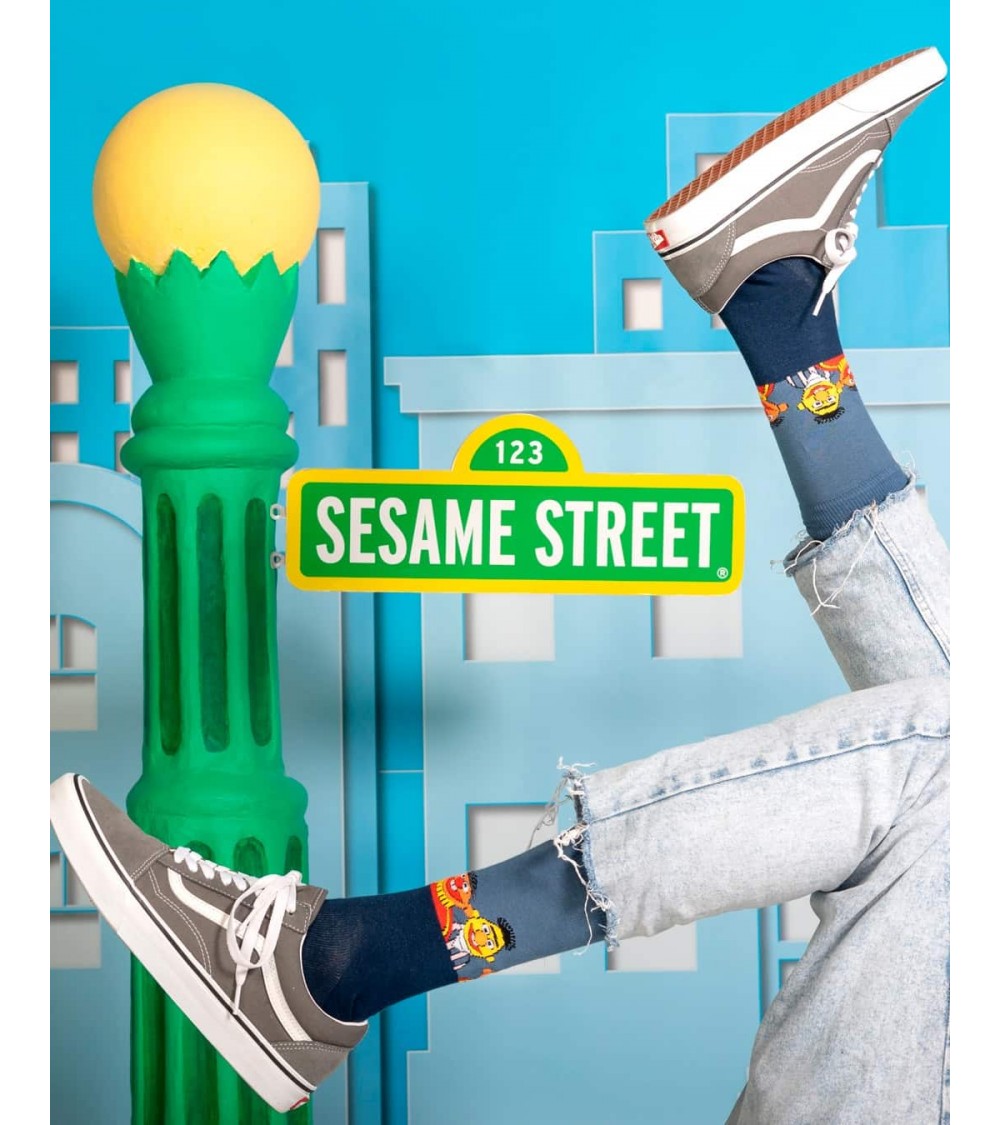 Calze Be Sesame Street Epi & Blas - Blu Besocks calze da uomo per donna divertenti simpatici particolari