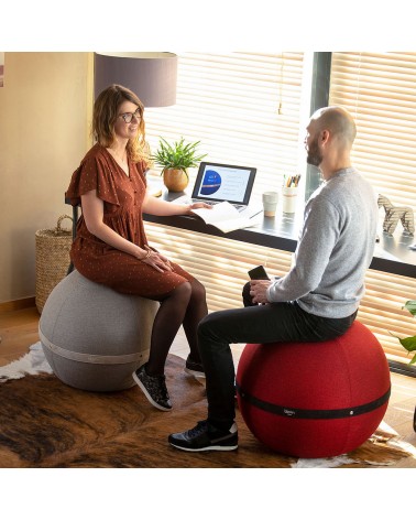 Bloon Original Passion Red - Design Sitting ball yoga excercise balance ball chair for office