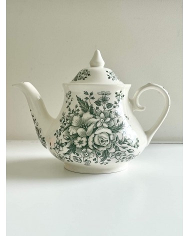 Théière, sucrier et pot à lait - Kew Gardens - English Ironstone kitatori meuble vintage shop online boutique suisse