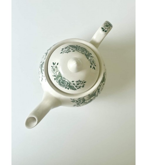 Théière, sucrier et pot à lait - Kew Gardens - English Ironstone kitatori meuble vintage shop online boutique suisse