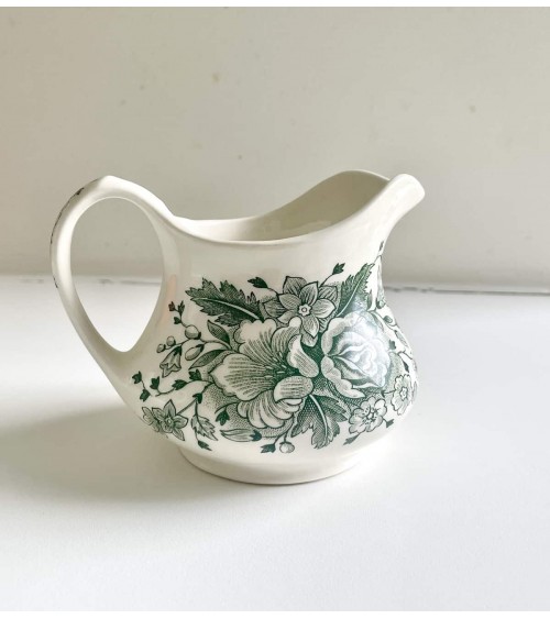 Théière, sucrier et pot à lait - Kew Gardens - English Ironstone kitatori meuble vintage shop online boutique suisse