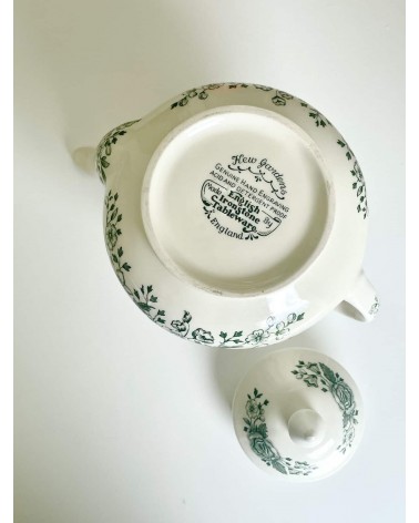 Théière, sucrier et pot à lait - Kew Gardens - English Ironstone kitatori meuble vintage shop online boutique suisse