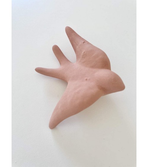 Rondine in terracotta - Decorazione murale