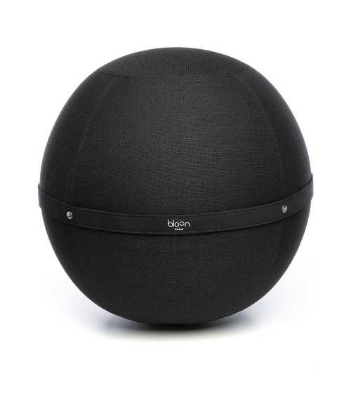 Bloon Original - Deep Black Bloon Paris Sitting Balls Health seating fabric covered Ergonomic office chair Design home object