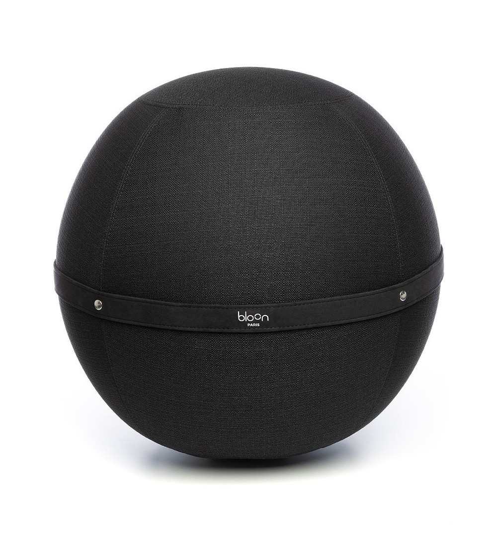 Bloon Original Noir Intense - Siège ballon Bloon Paris ergonomique swiss ball bureau d'assise
