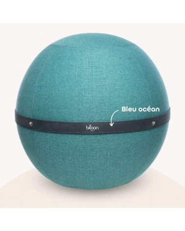 Ceinture pour siège ballon Bloon Paris - Ocean Bloon Paris ergonomique swiss ball bureau d'assise