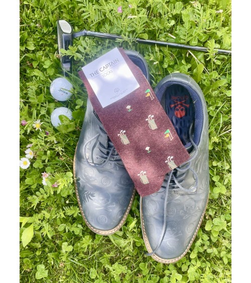 Golf - Organic cotton socks The Captain Socks funny crazy cute cool best pop socks for women men