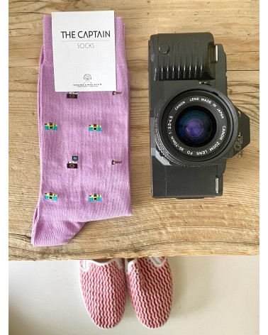 Foto - Bunte Socken aus bio Baumwolle The Captain Socks socke kuschelsocken für damen lustig herren farbige coole socken