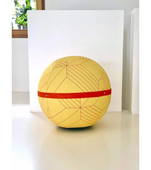 Siege ballon Bloon x Panaz - Gridz Yellow - Edition limitée Bloon Paris ergonomique swiss ball bureau d'assise