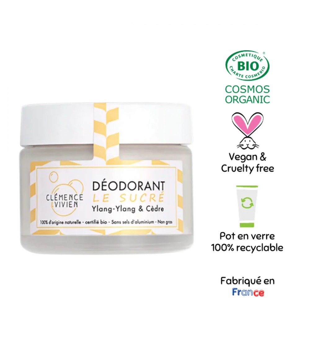 Le sucré - Deocreme, natürliches Deodorant Clémence et Vivien naturkosmetik marken vegane kosmetik producte kaufen