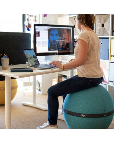 Bloon Original Turquoise - Sitting Ball yoga excercise balance ball chair for office