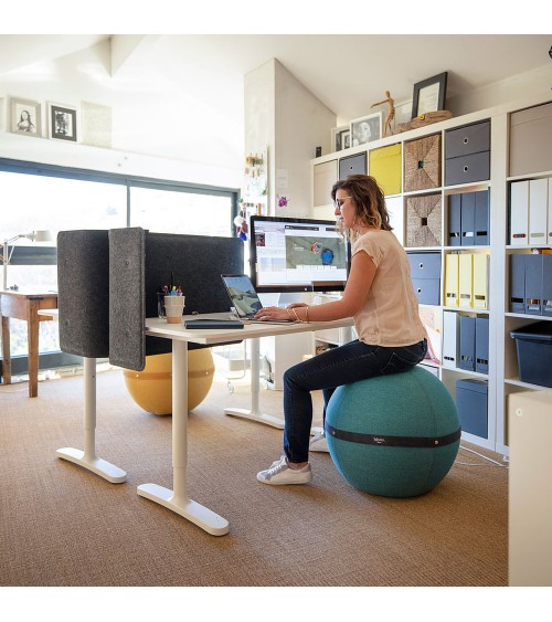 Bloon Original Türkis blau - Sitzball büro Bloon Paris Büro vluv Sitzbälle gut für rücken kaufen