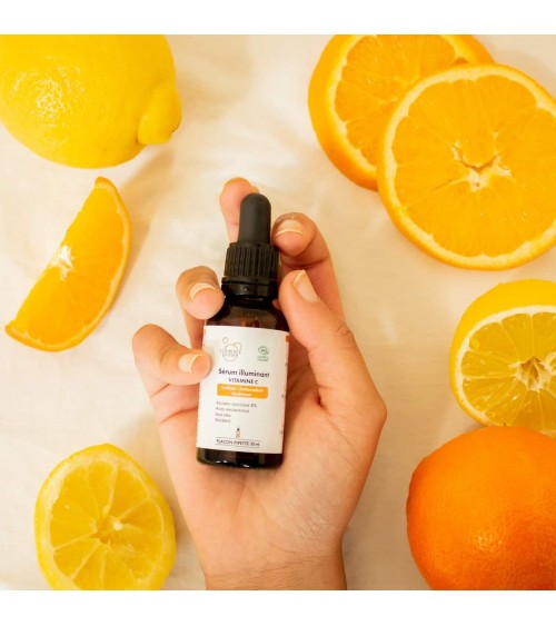 Siero illuminante con vitamina C Clémence et Vivien cosmetici naturali cosmeci svizzeri