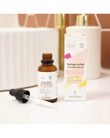 Strahlender Glanz Serum mit Azelainsäure 10% Clémence et Vivien naturkosmetik marken vegane kosmetik producte kaufen