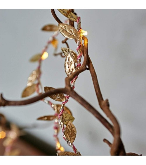 Golden leaves - Fairy Light Garland Melanie Porter lighted illuminated decoration indoor bedroom