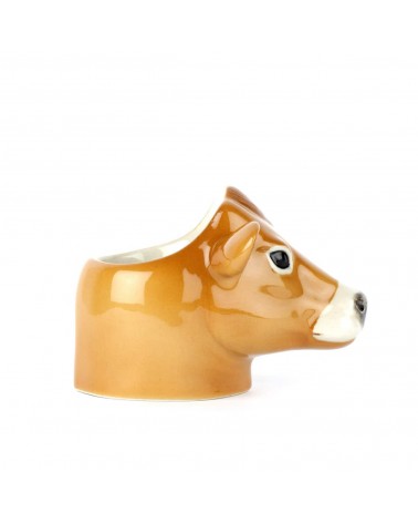 Jersey cow - Egg cup holder Quail Ceramics cute egg cup holder