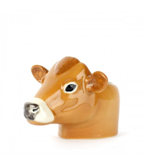 Jersey cow - Egg cup holder Quail Ceramics cute egg cup holder