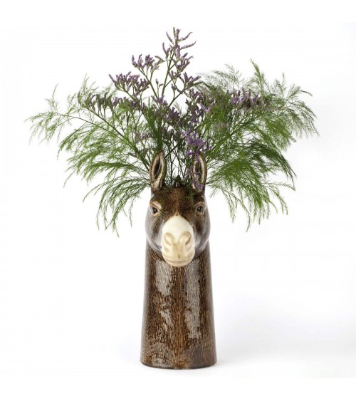 Donkey - Large ceramic Flower Vase Quail Ceramics table flower living room vase kitatori switzerland