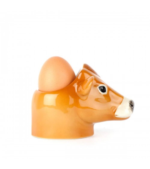 Jersey cow - Egg cup holder Quail Ceramics cute egg cup holder