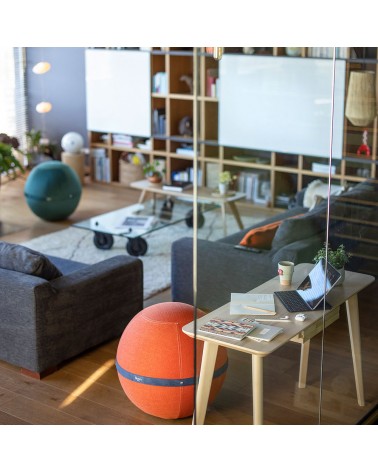 Bloon Original Orange - Siège ballon Bloon Paris ergonomique swiss ball bureau d'assise