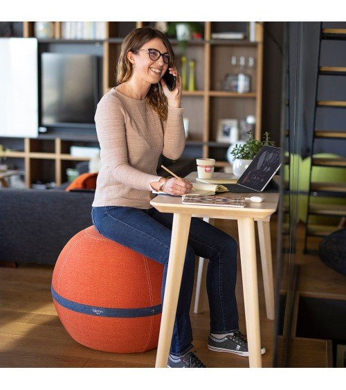 Bloon Original Orange - Siège ballon Bloon Paris ergonomique swiss ball bureau d'assise