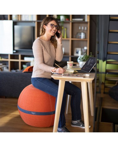 Bloon Original Arancione - Sedia ergonomica Bloon Paris palla da seduta pouf gonfiabile