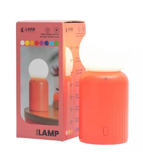 Mini Lamp Corail - Mini lampe de table sans fil Lund London a poser de nuit led moderne originale design suisse