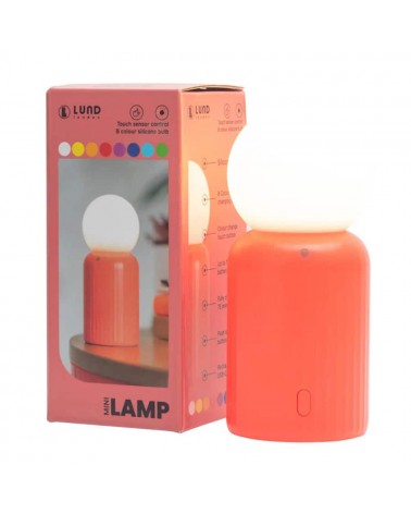 Mini Lamp Corail - Mini lampe de table sans fil Lund London a poser de nuit led moderne originale design suisse