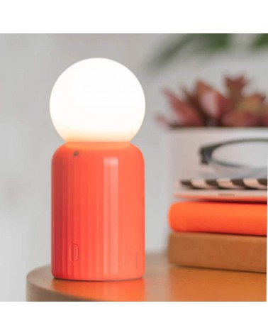 Mini Lamp Corail - Mini lampe de table sans fil Lund London a poser de nuit led moderne originale design suisse