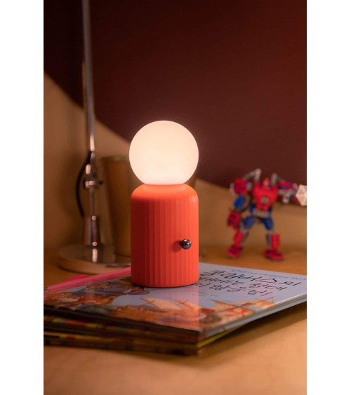 Mini Lamp Corail - Mini lampe de table sans fil Lund London a poser de nuit led moderne originale design suisse