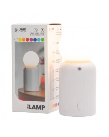 Mini Lamp Bianco - Mini Lampada da tavolo senza fili Lund London Lampade led design moderne salotto