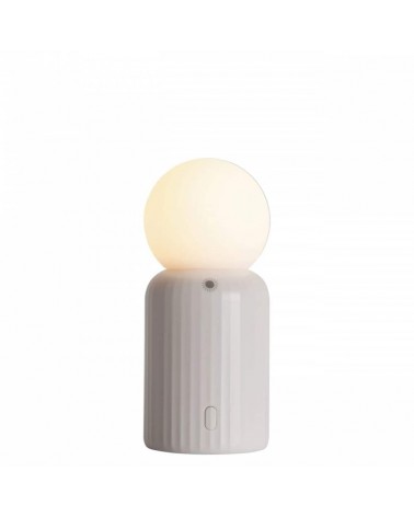 Mini Lamp Bianco - Mini Lampada da tavolo senza fili Lund London Lampade led design moderne salotto