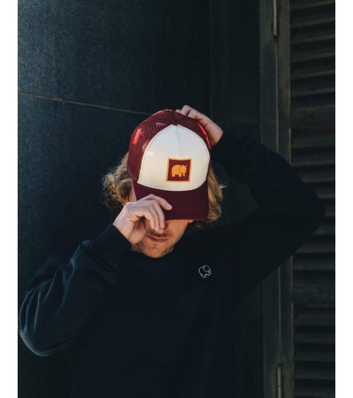 Casquette - Classic Trucker Cap - Bordeaux Trendsplant cool femme homme Kitatori Suisse