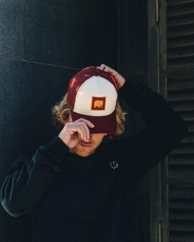 Casquette - Classic Trucker Cap - Bordeaux Trendsplant cool femme homme Kitatori Suisse