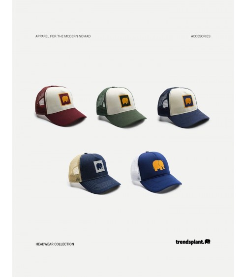 Casquette - Classic Trucker Cap - Navy Trendsplant cool femme homme Kitatori Suisse