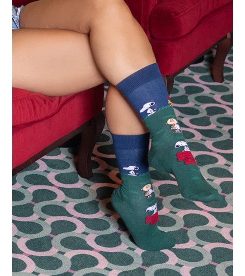 Be Snoopy Friends - Fun Organic cotton socks Besocks funny crazy cute cool best pop socks for women men