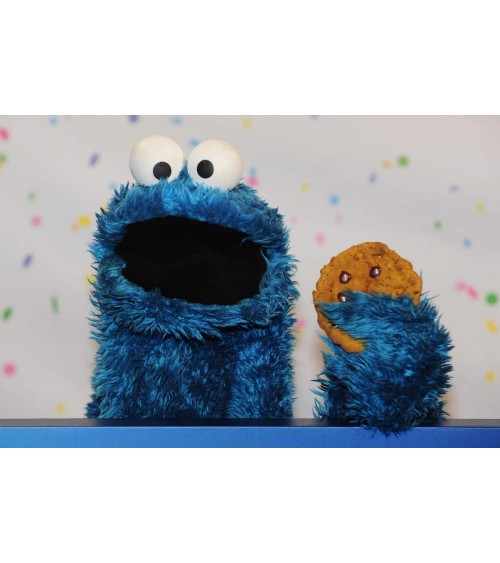 Be Sesame Street Cookie Monster - Calze in cotone bio Besocks calze da uomo per donna divertenti simpatici particolari