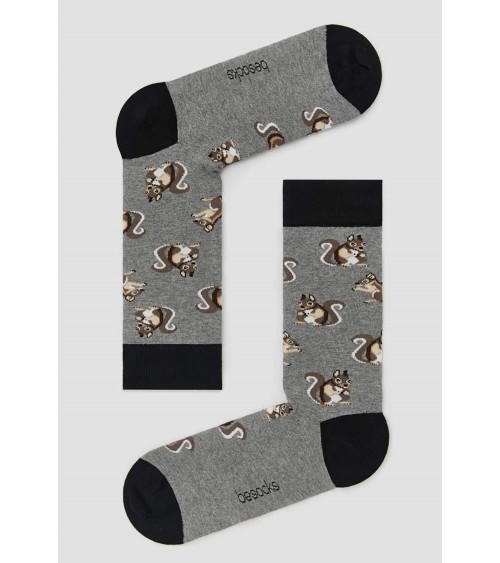 BeSquirrel - Socken aus bio Baumwolle motiv Eichhörnchen Besocks socke kuschelsocken für damen lustig herren farbige coole so...