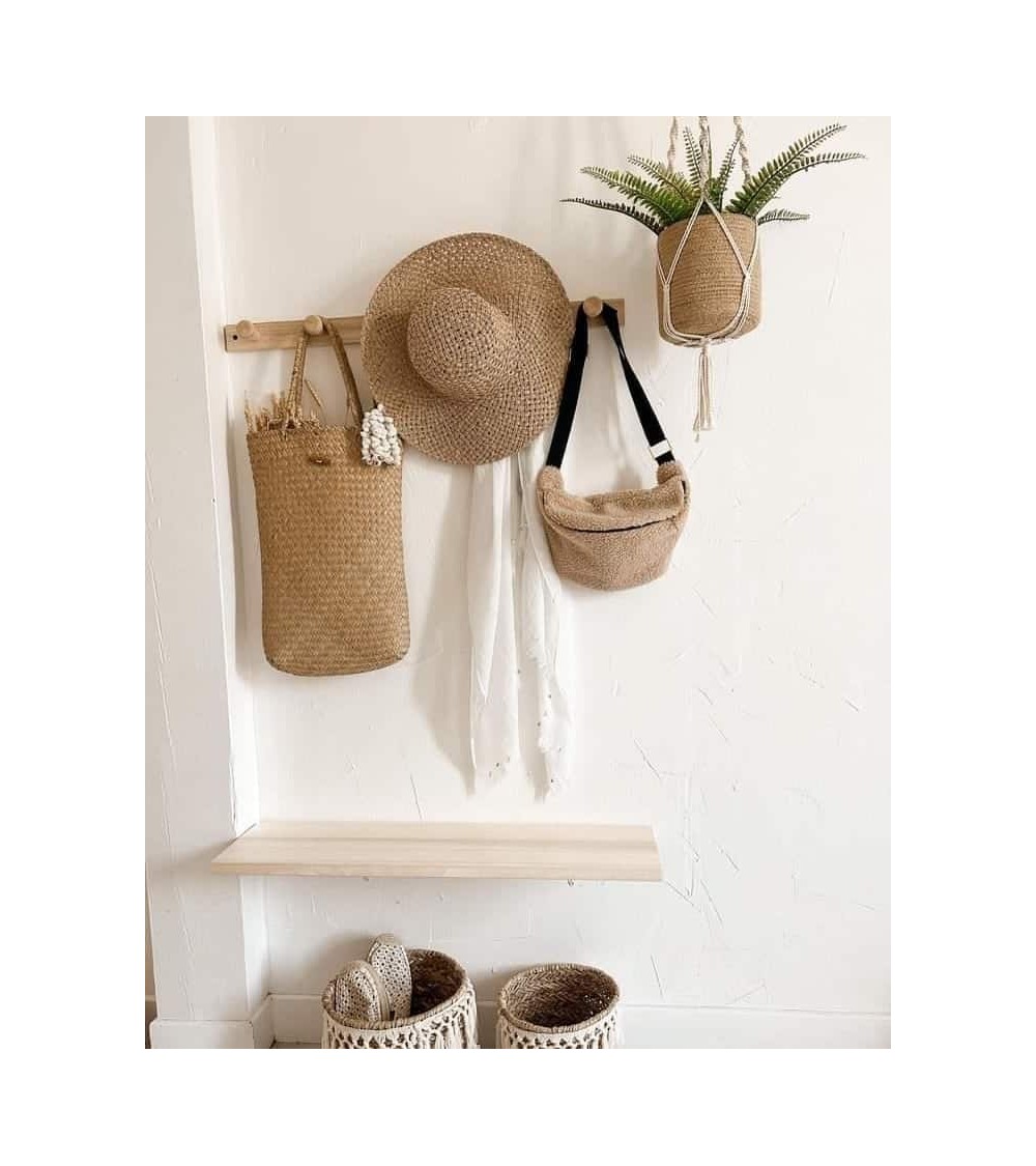 Marsupio, Borsa fasciatoio - Summer - Tessuto bouclé beige Mellipou originale kitatori