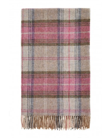 STROUD HEATHER - Decke aus Shetland-Wolle Bronte by Moon Schafwolldecke warme Woll Decken Sofa wohndecke kaufen