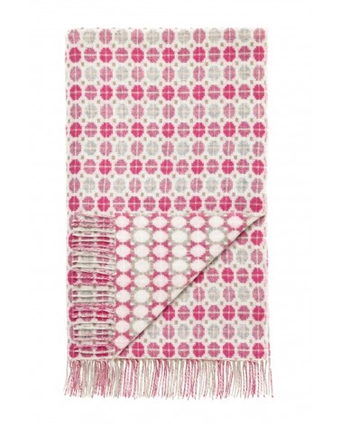 Merino Decke MILAN Rosa - Wolldecke, Kuscheldecke Bronte by Moon Schafwolldecke warme Woll Decken Sofa wohndecke kaufen