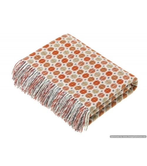 MILAN Safran - Merino Wolldecke, Kuscheldecke Bronte by Moon Schafwolldecke warme Woll Decken Sofa wohndecke kaufen