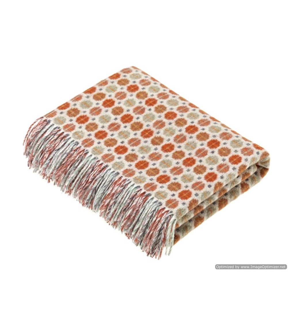 MILAN Saffron - Merino wool blanket Bronte by Moon warm cozy soft sofa throw blanket picnic throws and blankets