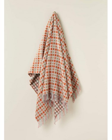MILAN Zafferano - Coperta di lana merino Bronte by Moon plaid per divano in lana coperta morbida letto matrimoniale plaides 1...