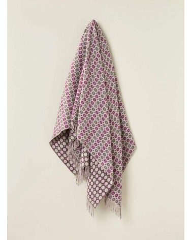 MILAN Clover - Couverture en laine mérinos, plaid pour canapé Bronte by Moon anglaise plaid tartan ecossais 100 laine highland