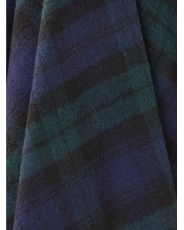 Plaid BLACK WATCH Tartan - Couverture en pure laine vierge Bronte by Moon anglaise plaid tartan ecossais 100 laine highland