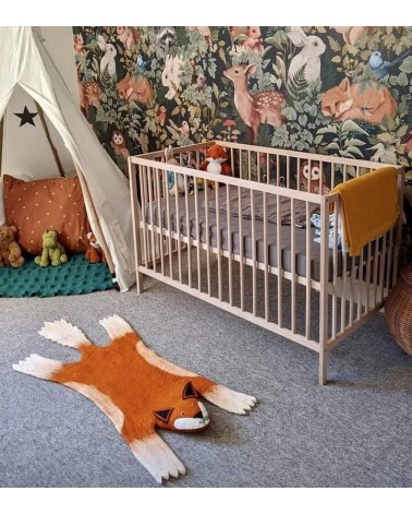 Finlay - Tapis renard - Tapis animal en laine Sew Heart Felt tapis animaux jungle chambre bebe animal enfant