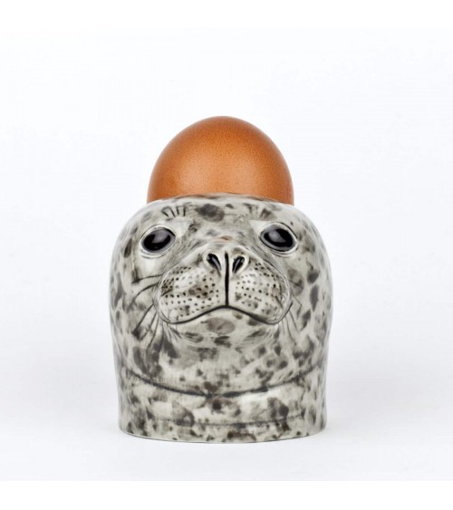 Harbour Seal - Eggcup Quail Ceramics cute egg cup holder